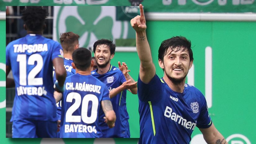 Up and running: Sardar Azmoun (©AFP)
