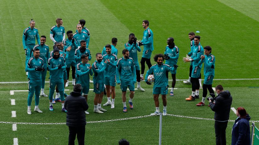 Los Blancos at training (©Gallo Images)