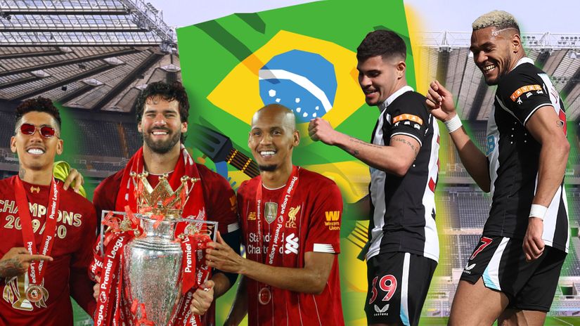 The Brazilians will dance at St James' Park... well, everyone except Firmino (©Getty Images, Freepik)