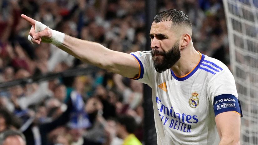 All hail king Benzema (©AFP)