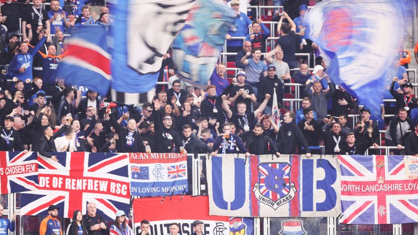 Rangers fans are preparing a noisy welcome for the Germans (©AFP)