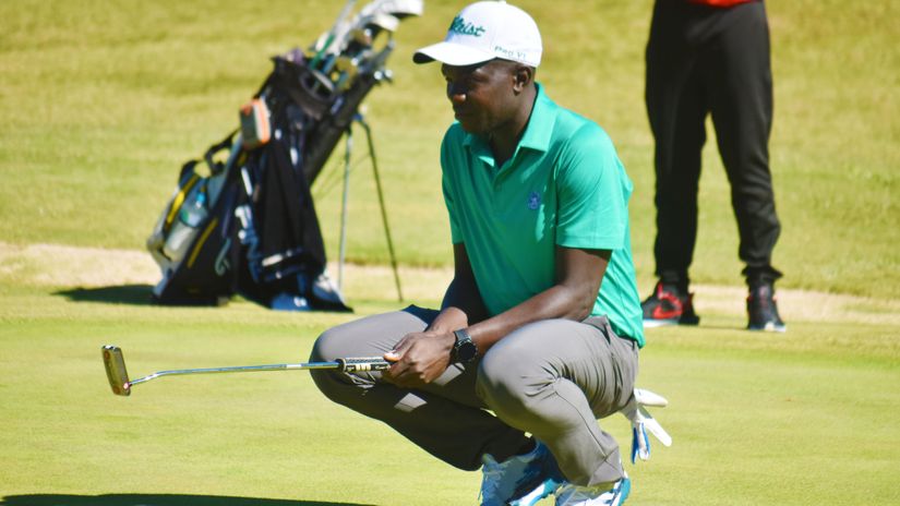 Deaf golfer Isaac Makokha © Courtesy 