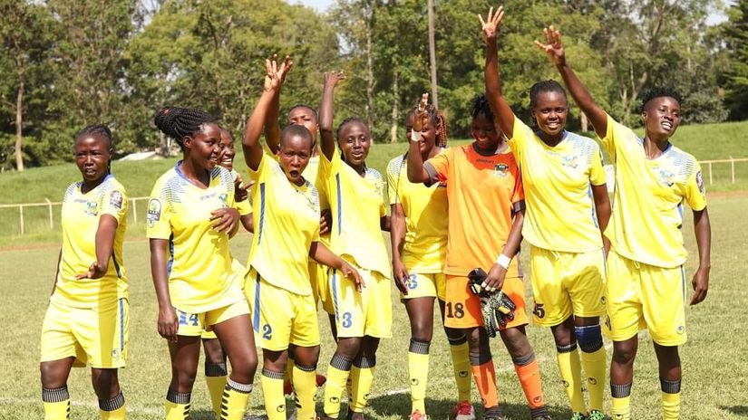 Vihiga Queens celebrate fourth title © Vihiga Queens