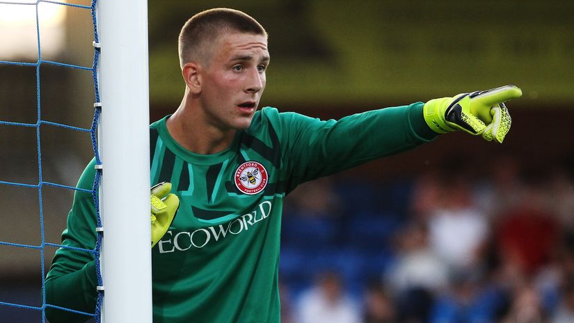 Patrik Gunnarsson while he was with Brentford in 2019 (©Ker Robertson/Getty Images)