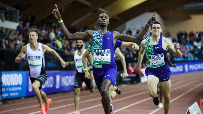 Collins Kipruto in past action © Courtesy 
