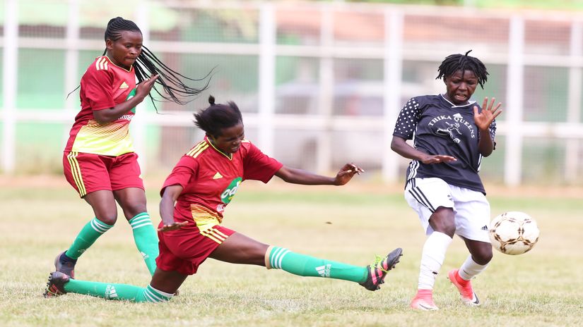 Bunyore Starlets in past action against Thika Queens © Mozzart Sport 