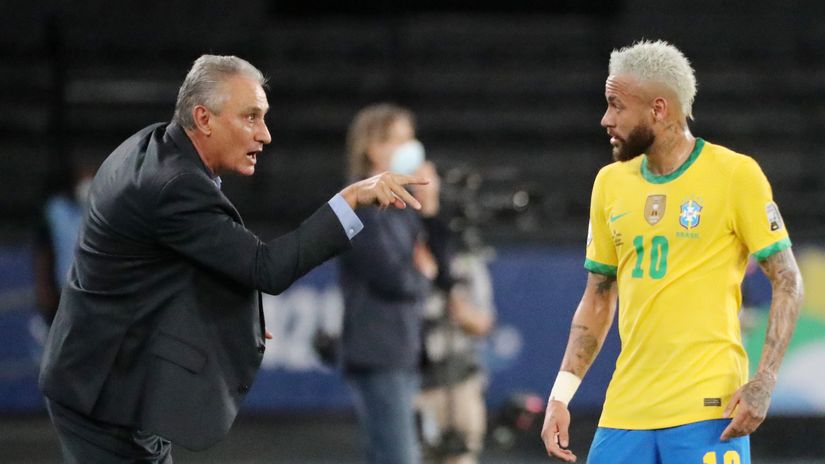 Tite & Neymar (©Gallo Images)