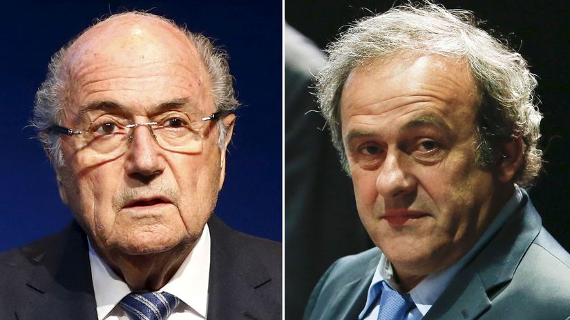 Blatter & Platini (©Gallo Images)