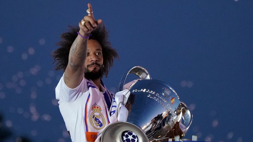 Marcelo is leaving as a champion (©AFP)