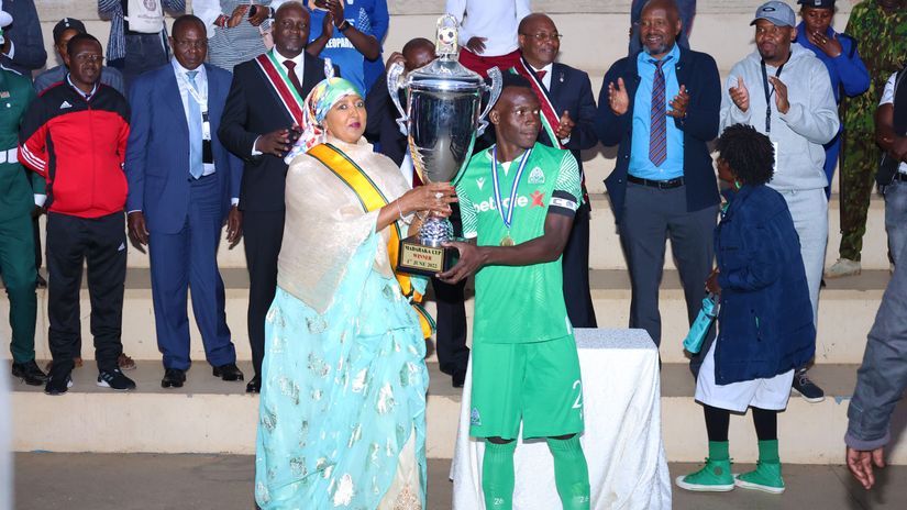 Sports Cabinet Secretary Amina Mohamed, Philemon Otieno © Mozzart Sport