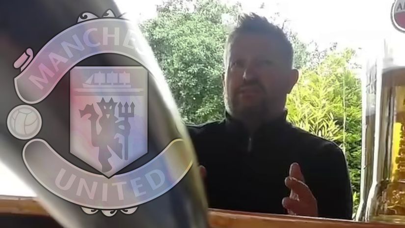 Nobody expected to have drinks with Manchester United's executive!