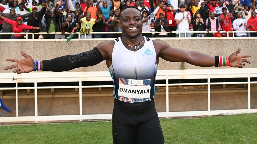 Ferdinand Omanyala © AFP