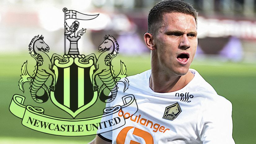 Sven Botman is headed for St. James' Park (©AFP)