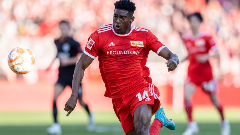 Taiwo Awoniyi in action (©Boris Streubel/Getty Images)