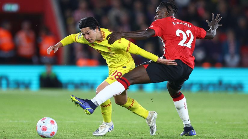 Minamino in his last game for Liverpool (©Clive Rose/Getty Images)