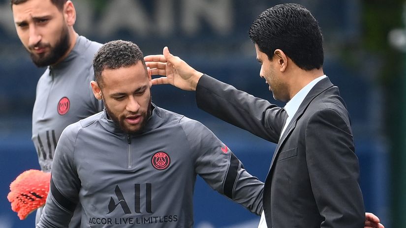 Neymar didn't like Khelaifi's words and contemplates PSG exit