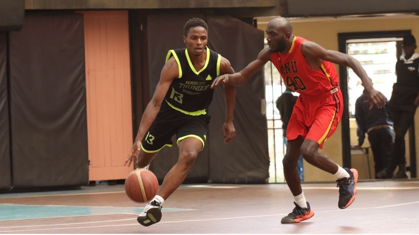 ANU in past action against Thunder © Hoops Mtaani  