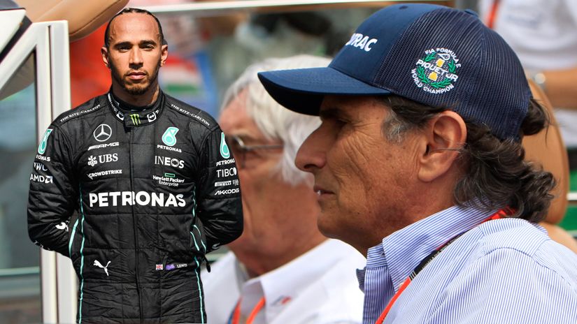 Hamilton (left) & Piquet (right) (©Gallo Images)