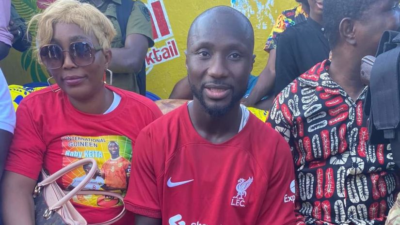 Naby Keita in Conakry on Wednesday