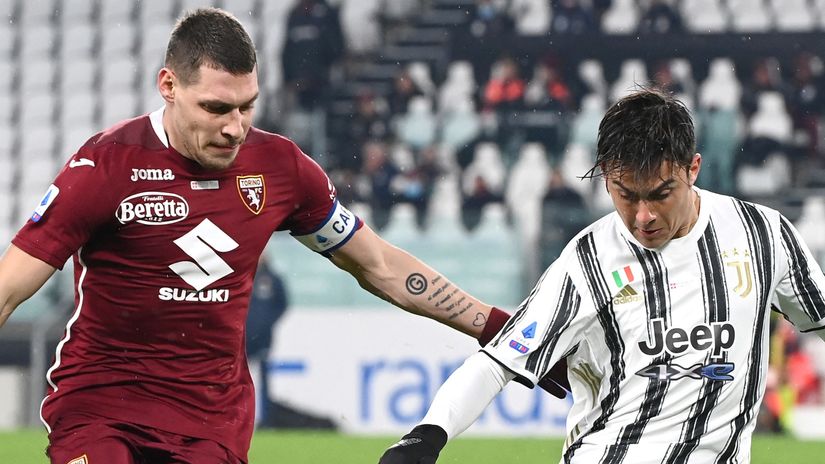 Out of contract: Andrea Belotti and Paulo Dybala (©AFP)