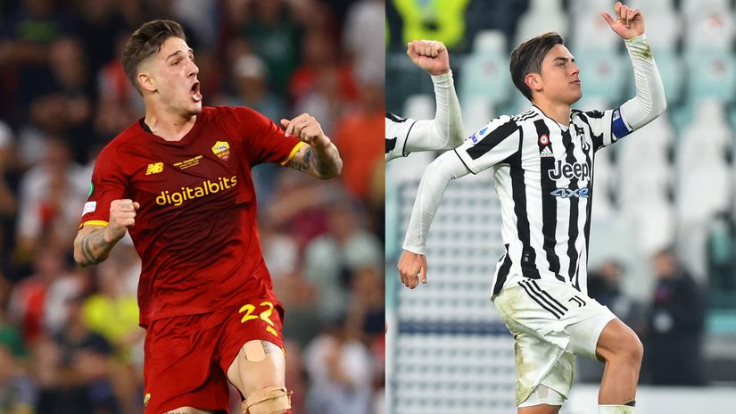 Zaniolo & Dybala (©Gallo Images)