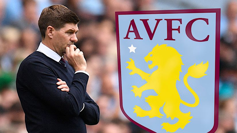 Steven Gerrard wants to turn Aston Villa into a top-half side (©AFP)