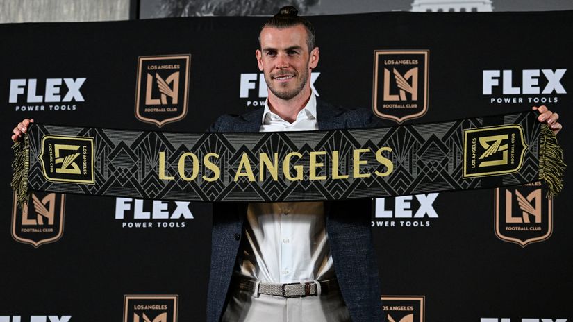 Gareth Bale is already loving Los Angeles (©AFP)