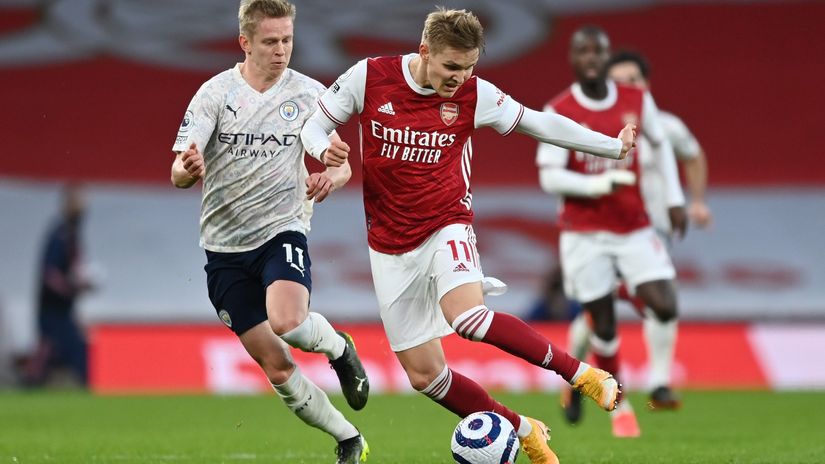 Zinchenko and Odegaard could become teammates (©Shaun Botterill/Getty Images)