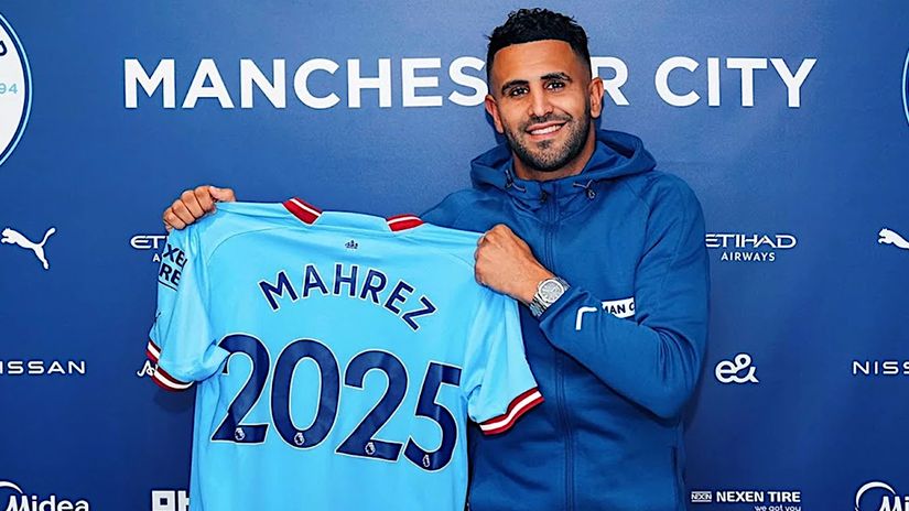 Mahrez will continue to gallop up and down City's wings (©MCFC)