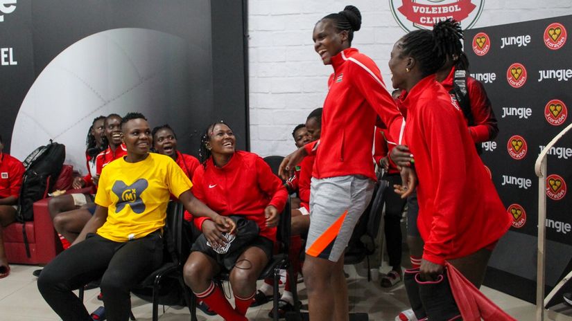 Malkia Strikers edge Brazilian side by straight sets in second test match