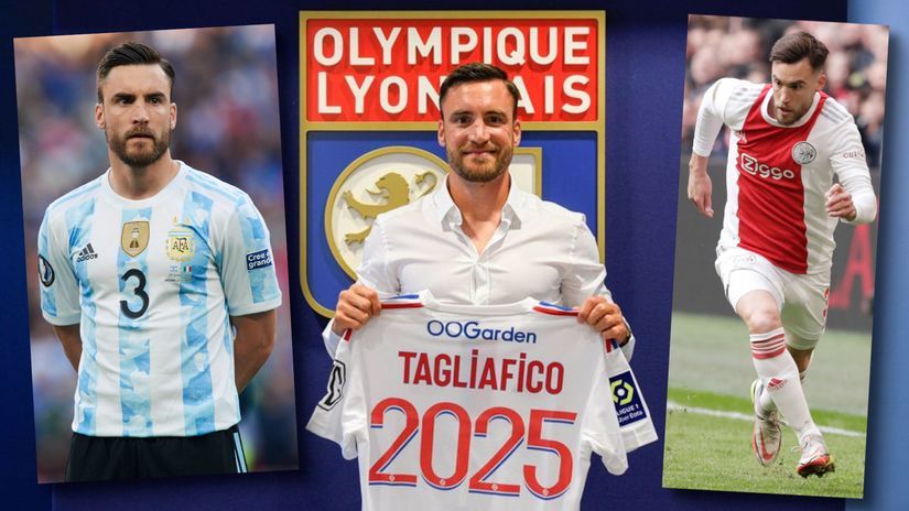 Argentinean addition: Nicolas Tagliafico (©OL/AFP)