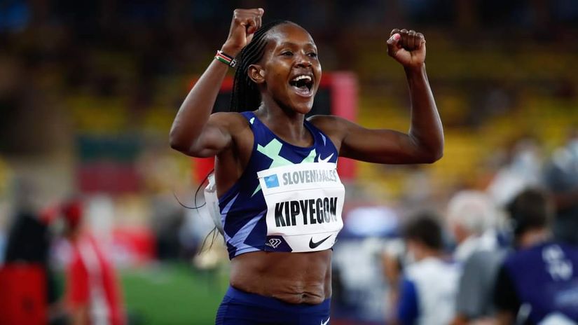 Faith Kipyegon's date in Monaco
