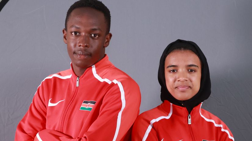 Joseph Okal and Aisha Nasser © Mozzart Sport 