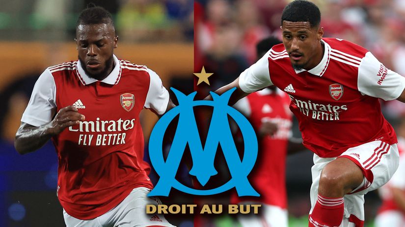 Nuno Tavares and William Saliba are both wanted in Marseille (©Getty Images)