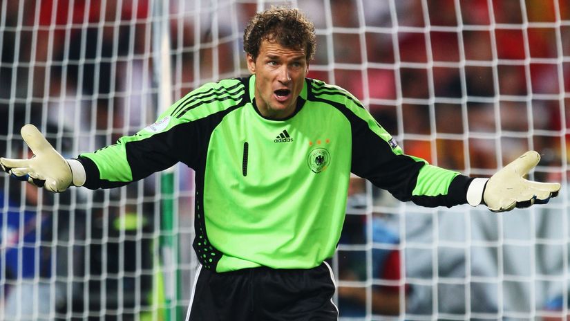 Jens Lehmann playing for Germany in 2008 (©Getty Images)