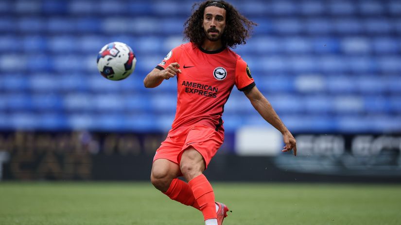 Marc Cucurella in action for Brighton (©Eddie Keogh/Getty Images)
