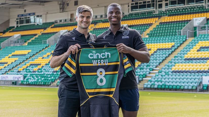 Josh Weru © Northampton Saints