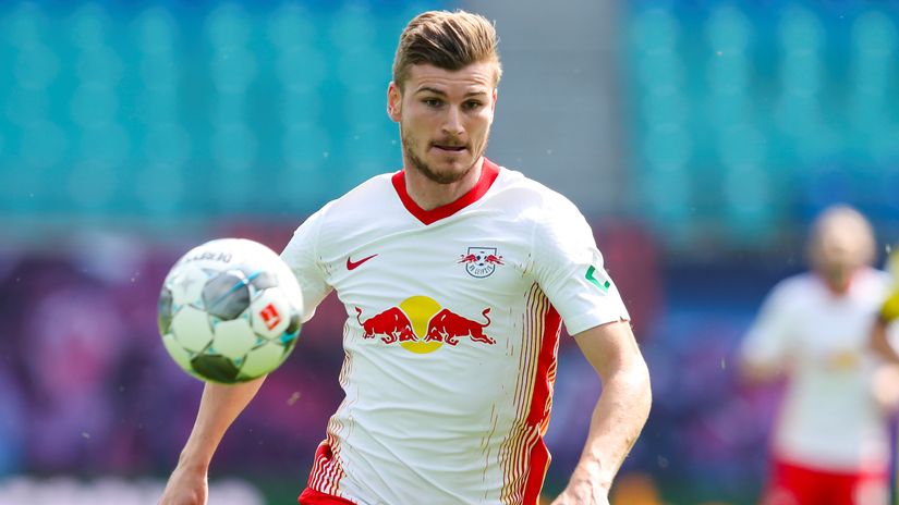 Werner with Leipzig in 2020 (©Gallo Images)