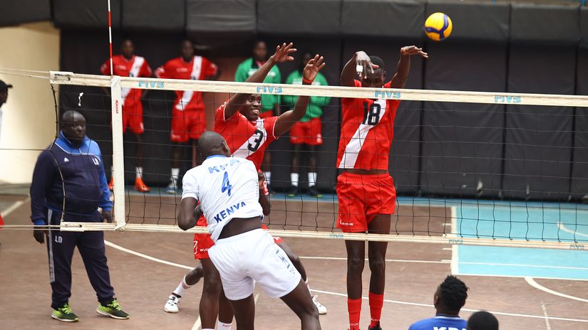 Prisons Kenya (red) in action against KPA ©️ Mozzart Sport