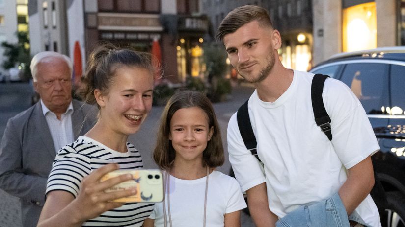 Timo Werner is back where he's adored (©AFP)