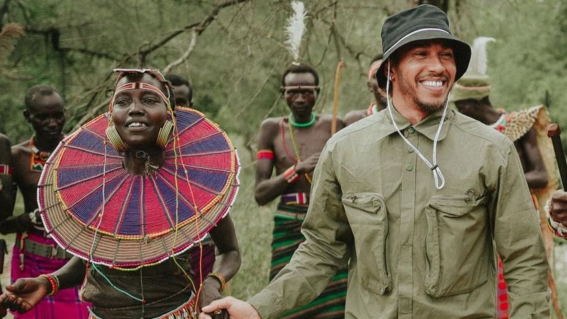 Lewis Hamilton pays glowing tribute after vacation in Kenya