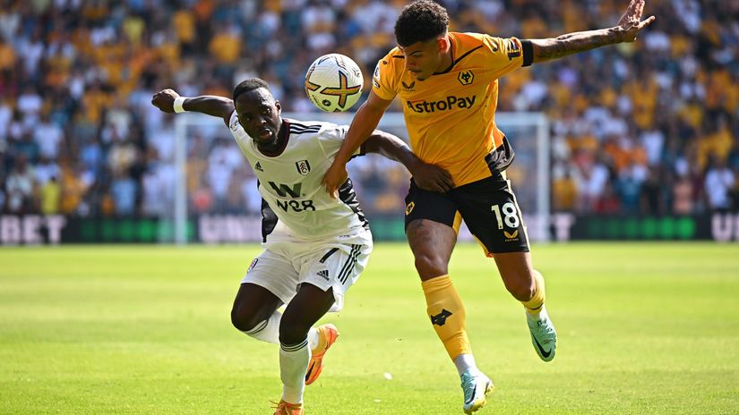 Gibbs-White against Fulham (© Clive Mason/Getty Images)