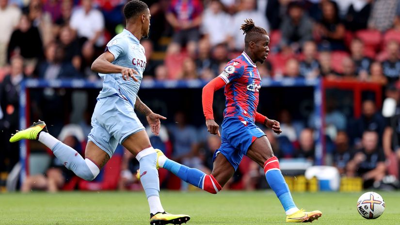 Zaha scored two for Palace to sink Villa (©Getty Images)