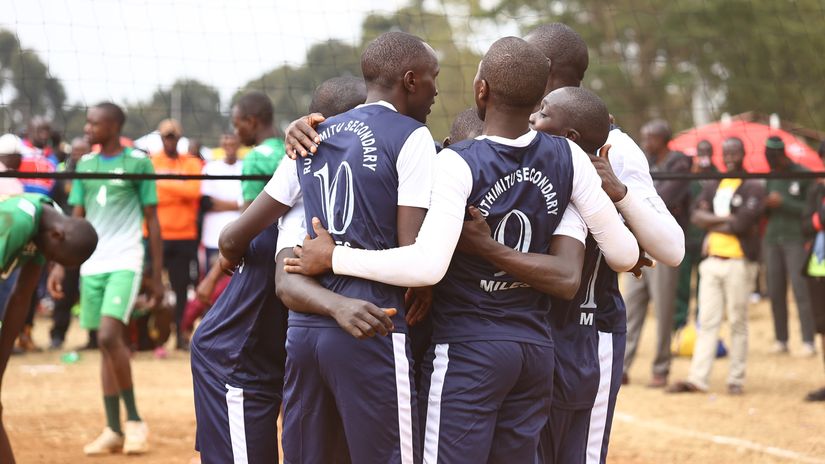 Ruthimitu Secondary players celebrate a point © Mozzart Sport 