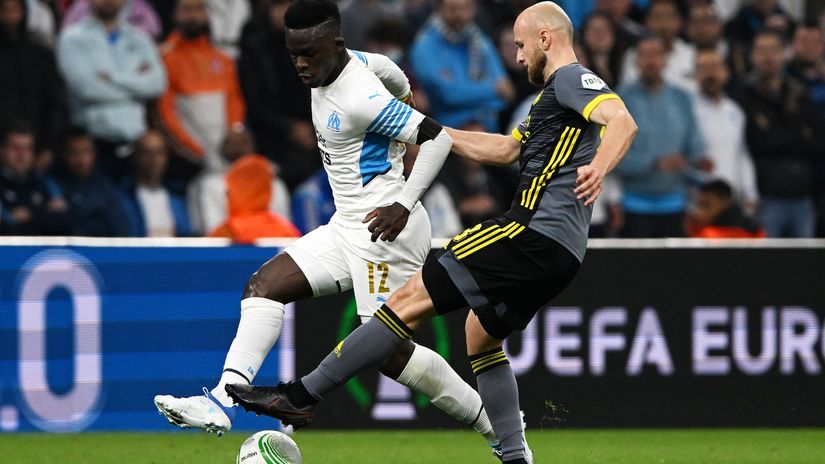 Bamba Dieng in action for Marseille (©Chris Ricco/Getty Images)