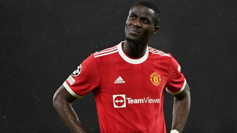 Eric Bailly in Man Utd shirt (©Gareth Copley/Getty Images)