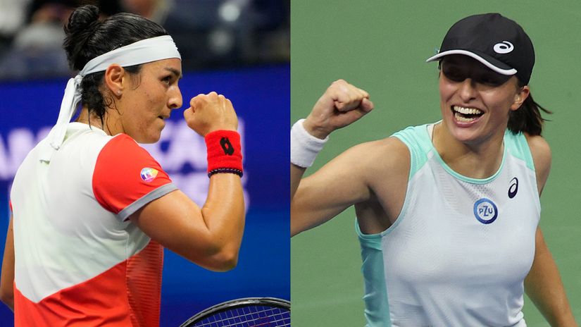 Jabeur & Swiatek (©Gallo Images)