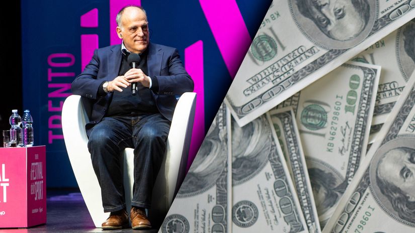 Javier Tebas is angry (©AFP/Freepik)