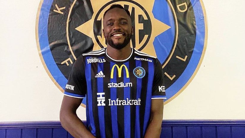 Asike delighted after opening goal  account for Karlstad