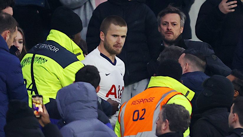 Back in 2020, Eric Dier went among the fans to set the record straight (©Getty Images)